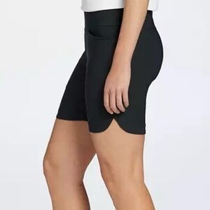 Lady Hagen Golf Pull on Shorts Womens M Black Active Sports Tummy Control Casual